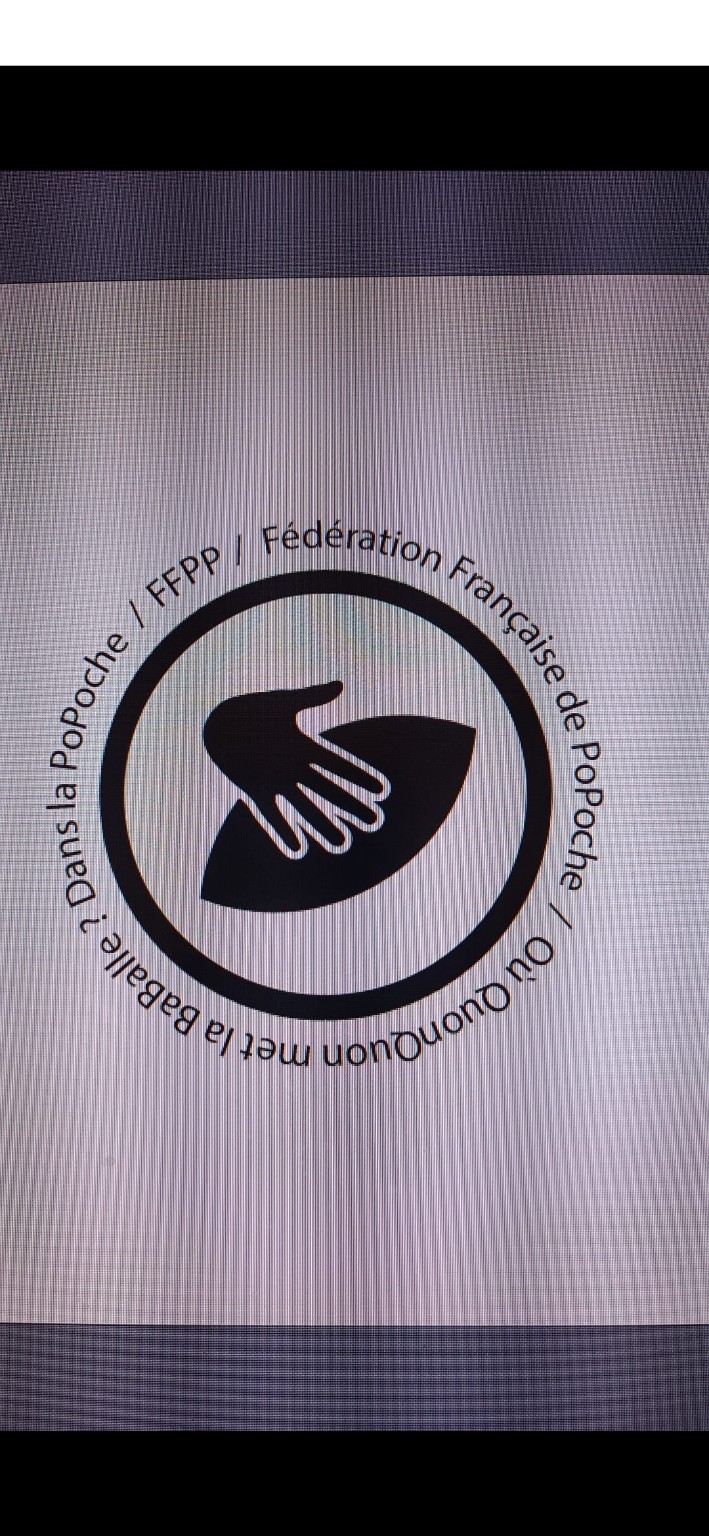 Premier emblème circulaire de la Fédération Française de Popoche